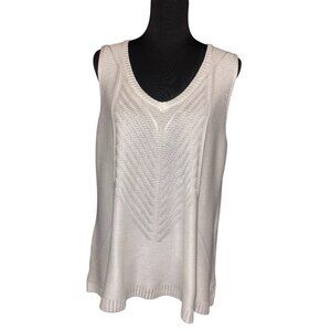 V NECK SWEATER VEST KNIT TANK TOP